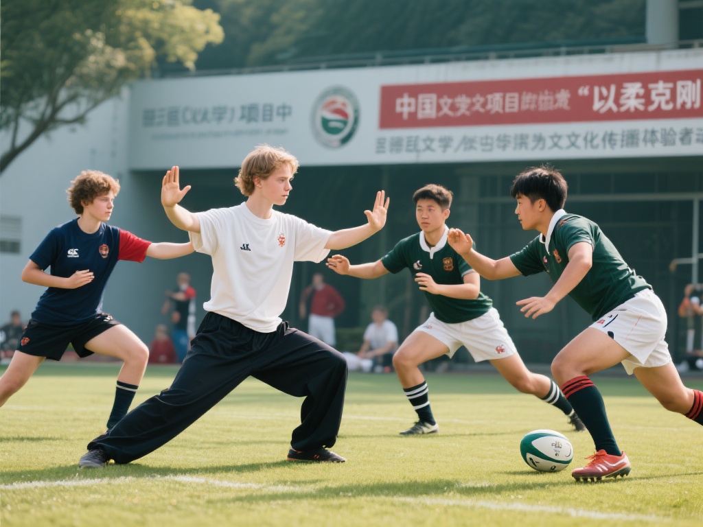 此外，项目中还安排了一些传统体育体验活动。比如，欧