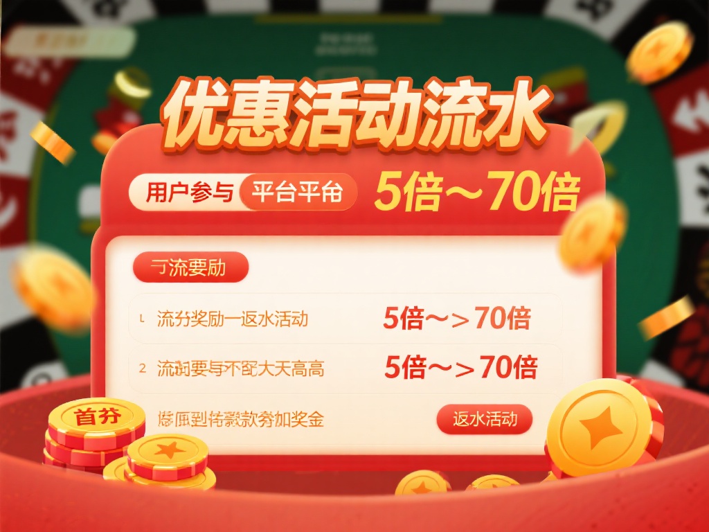 优惠活动流水：如果用户参与了平台的优惠活动，如首存